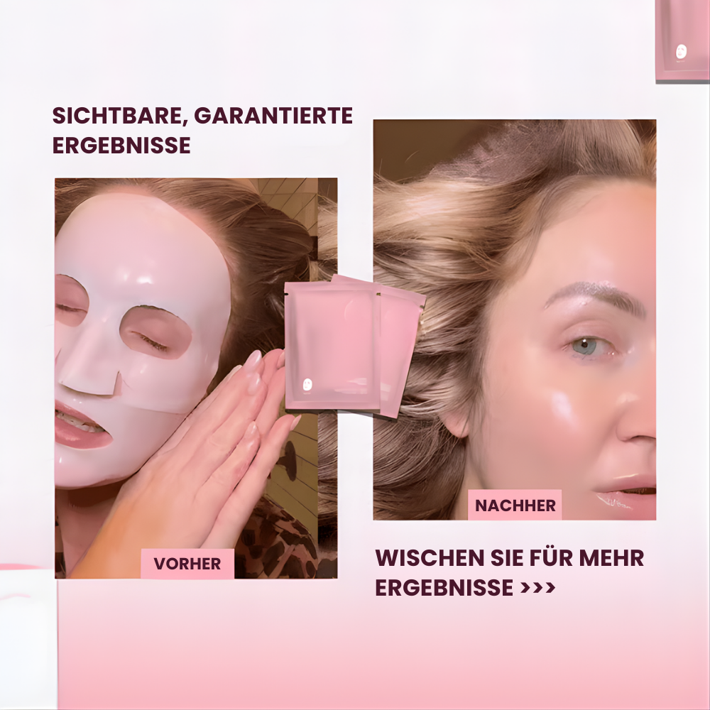 Reine Kollagen-Maske (4 Stück)